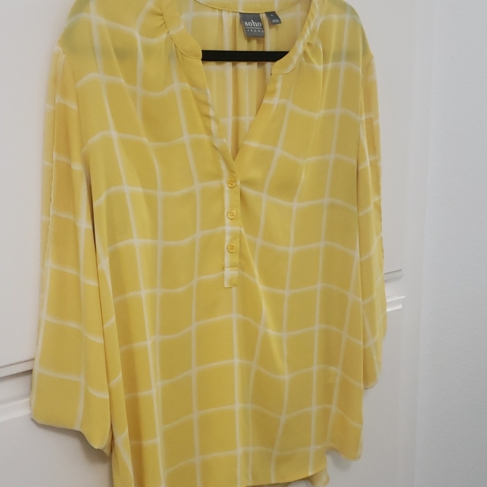 Yellow blouse.  Soho